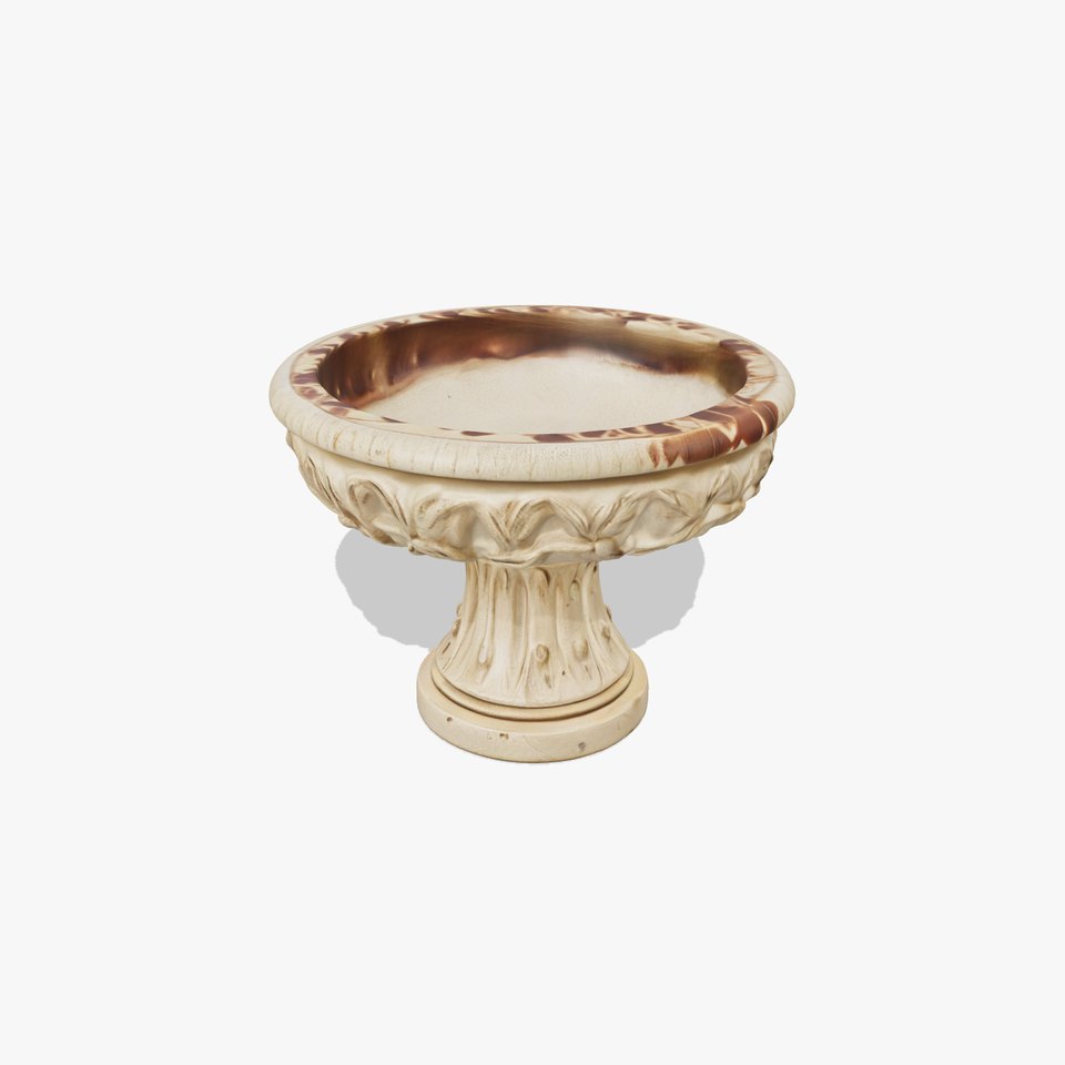 Ornate Stone Planter Model Pack